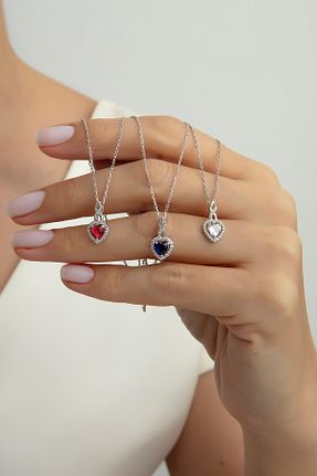 گردنبند نقره رنگی زنانه 925 عیار Usho Jewelry - کد 846742108