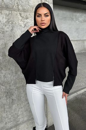 بلوز مشکی زنانه ساده New Laviva - کد 893358354