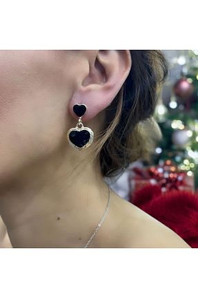 گوشواره جواهر مشکی سنگ طبیعی Store - کد 885240747