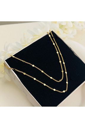 گردنبند استیل ( فولاد ) متالیک زنانه استیل (فولاد) Kyver - کد 892674793