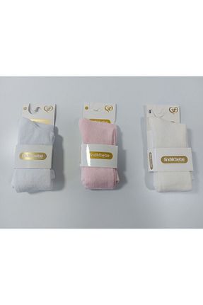 جوراب سفید بچه گانه پنبه ای fındık bebe - کد 299010390