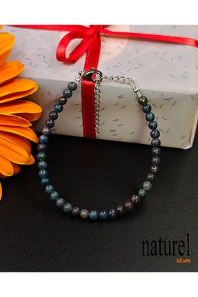 دستبند جواهر سبز زنانه سنگ طبیعی Naturel Tılsım - کد 882602615