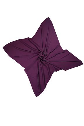 روسری زرشکی شیفون mim eşarp - کد 893472908