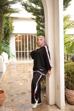 ست بالاتنه و پائین تنه حجاب رنگی زنانه اورسایز MİMİ Luxury Wear - کد 893492399
