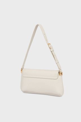 کیف دوشی بژ زنانه پلی اورتان Love Moschino - کد 893497445