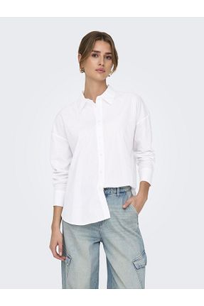 پیراهن سفید زنانه رگولار ONLY - کد 893536965