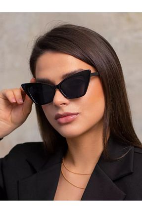 عینک آفتابی مشکی زنانه UV400 STAOOM - کد 387815164