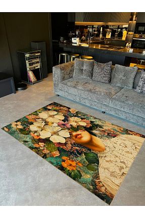 فرش رنگی قابل شستشو Rugs Modern Halı - کد 893549196