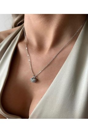 گردنبند استیل ( فولاد ) طوسی زنانه استیل (فولاد) Şirince - کد 893572533
