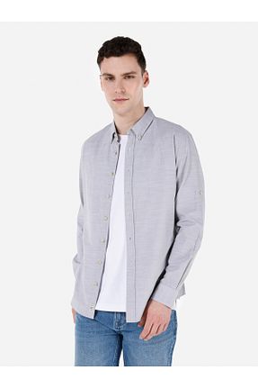 پیراهن طوسی مردانه رگولار Colin’s - کد 825538807