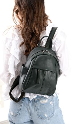 کوله پشتی خاکی زنانه سایز متوسط NahitaTyana - کد 889826062