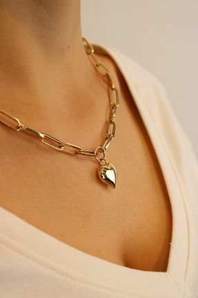 گردنبند طلا رنگی زنانه 14 عیار Net Kuyumculuk - کد 895608251