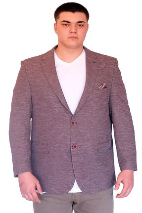 کت سایز بزرگ زرشکی مردانه پارچه Modexl - کد 893584683
