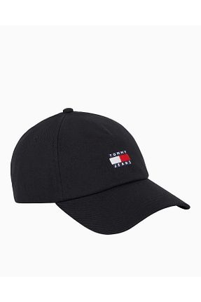 کلاه مشکی مردانه پنبه ای Tommy Hilfiger - کد 885128380