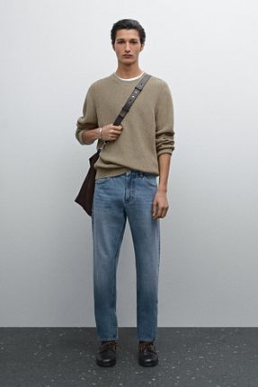 پلیور سبز مردانه ساده Massimo Dutti - کد 893595897