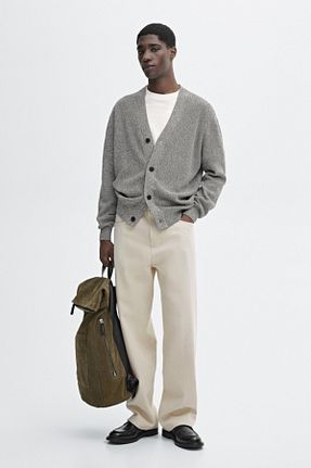 رویه سبز مردانه پنبه ای Massimo Dutti - کد 893595107