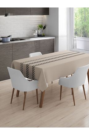 رومیزی بژ پلی استر Viadela - کد 800352923