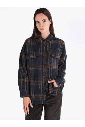 پیراهن خاکی زنانه یقه پیراهنی Colin’s - کد 782104859