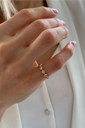 انگشتر جواهر طلائی زنانه زیرکن Bonnjerra Jewellery - کد 668507450