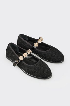 کفش کژوال مشکی زنانه پارچه ای Elle - کد 875864313