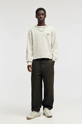 شلوار جین سبز مردانه پاچه ساده Pull & Bear - کد 893734208