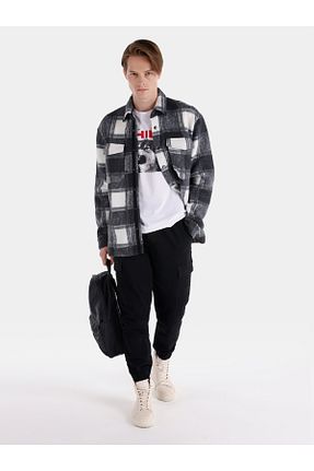 شلوار جین مشکی مردانه پاچه کش دار Colin’s - کد 782105319