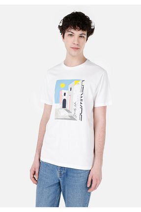 تیشرت سفید مردانه رگولار Colin’s - کد 857625797
