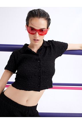 تیشرت مشکی زنانه رگولار Colin’s - کد 825604846