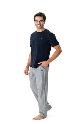 ست لباس راحتی سرمه ای مردانه ساده U.S. Polo Assn. - کد 808116129