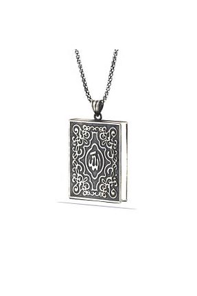 گردنبند نقره رنگی بچه گانه 10 عیار KENPAZAR - کد 893750519