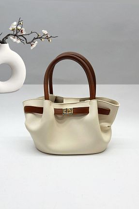 کیف دوشی بژ زنانه چرم مصنوعی MILANOFOX - کد 893737881