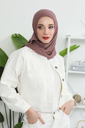 شال صورتی زنانه ویسکون Aisha