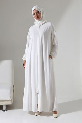 کلاه و ابایا سفید زنانه پنبه پلی استر Berel Moda - کد 893788360