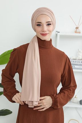 کلاه شنای حجاب قهوه ای زنانه Aisha