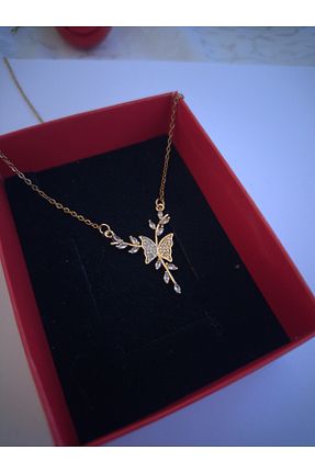 گردنبند استیل ( فولاد ) زرد زنانه استیل (فولاد) celisia - کد 893790016