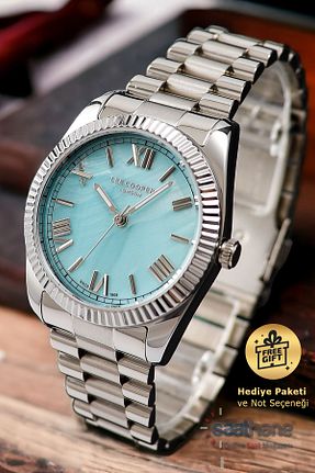 ساعت مچی فیروزه ای زنانه 37 میلی متر Lee Cooper - کد 825074371