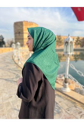 روسری سبز İpek Jakar Hint İpek - کد 893802202