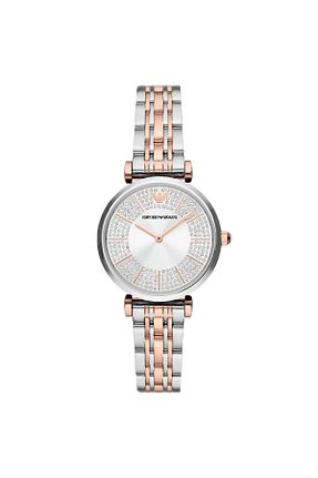 ساعت مچی صورتی زنانه 31-34 میلی متر Emporio Armani - کد 744557108