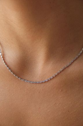 گردنبند استیل ( فولاد ) زنانه استیل ضد زنگ ByFlorya Jewelry - کد 859404346