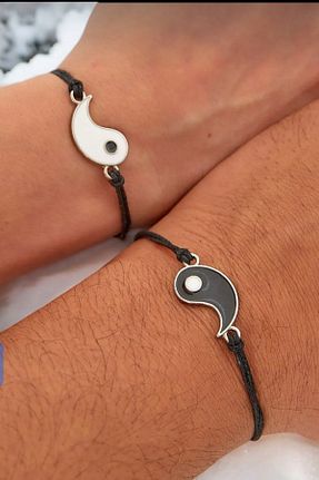 دستبند جواهر مشکی زنانه استیل (فولاد) ABAYS - کد 889708636