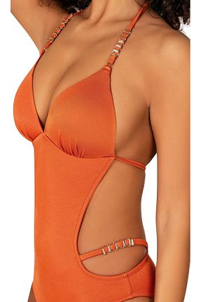 مایوکینی نارنجی زنانه Endeep - کد 808739688
