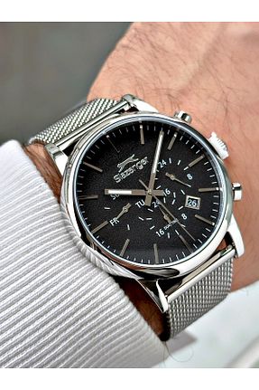 ساعت مچی متالیک مردانه 41-45 میلی متر Slazenger - کد 893900832