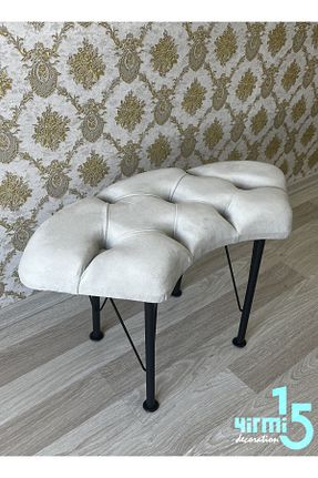 پوف و نیمکت بژ 68 x 30 Yirmi15 - کد 893947389