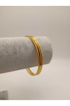دستبند استیل (فولاد) زرد زنانه استیل (فولاد) TLSMACCESORIES - کد 893956124