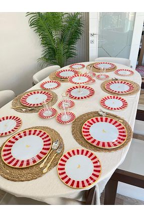 سرویس قهوه خوری صورتی 6 نفره PONCİKPAZAR - کد 894347312