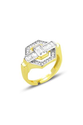 انگشتر نقره سفید زنانه زیرکن Söğütlü Silver - کد 894011507