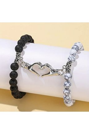 دستبند جواهر سفید زنانه سنگ Stor - کد 894021211