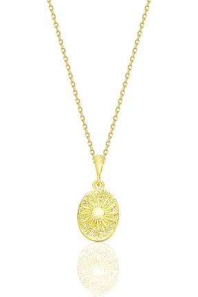 گردنبند نقره سفید زنانه 925 عیار Söğütlü Silver - کد 894011260