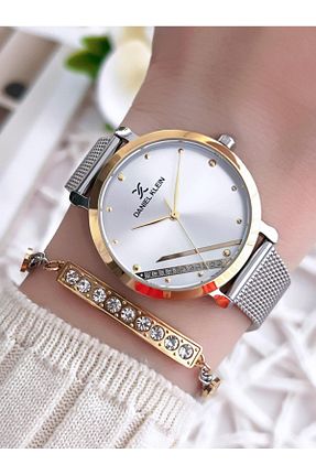 ساعت مچی طوسی زنانه 31-35 میلی متر Daniel Klein - کد 895729210