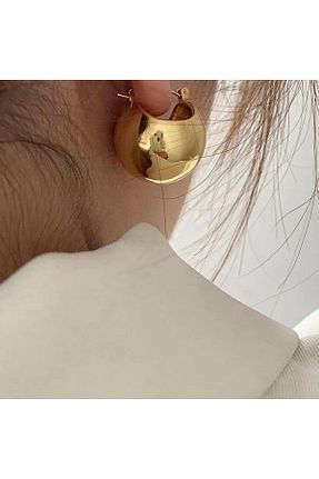 گوشواره استیل (فولاد) طلائی مردانه استیل ضد زنگ NILOTUS - کد 753329234
